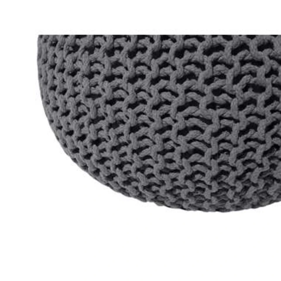 Beliani Poef CONRAD - Grijs Katoen Beliani Poef CONRAD - Grijs Katoen -Beliani 01a430f656e24c9f9be6f07cc3e55e6d