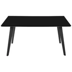 Beliani Eettafel DORCAS - Zwart Mdf -Beliani 0345ec1d4e8a465199c1f4a55d981b93