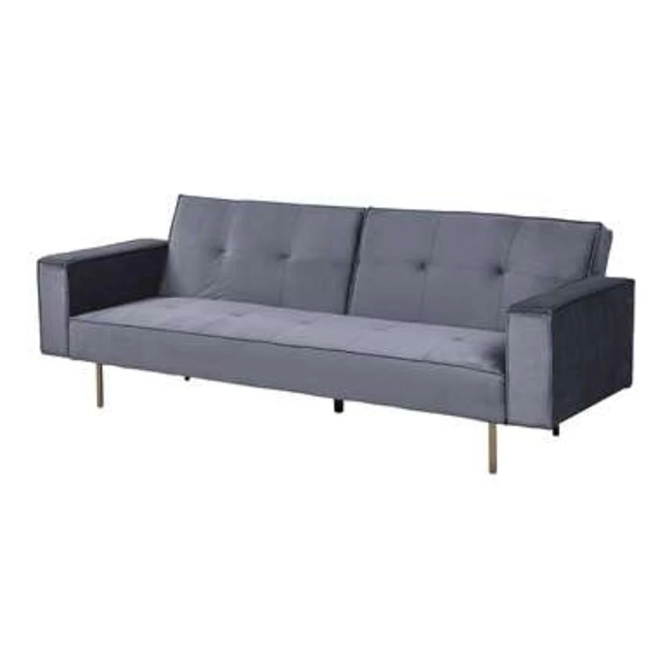 Beliani Driezitsbank - VISNES Grijs Fluweel Beliani Driezitsbank - VISNES Grijs Fluweel -Beliani 071f2b83aea4417681b3709a549314c3