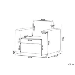 Beliani Fauteuil HELSINKI - Zwart Leer -Beliani 0754457dd21d4180af5fbb2efb8dfcf9