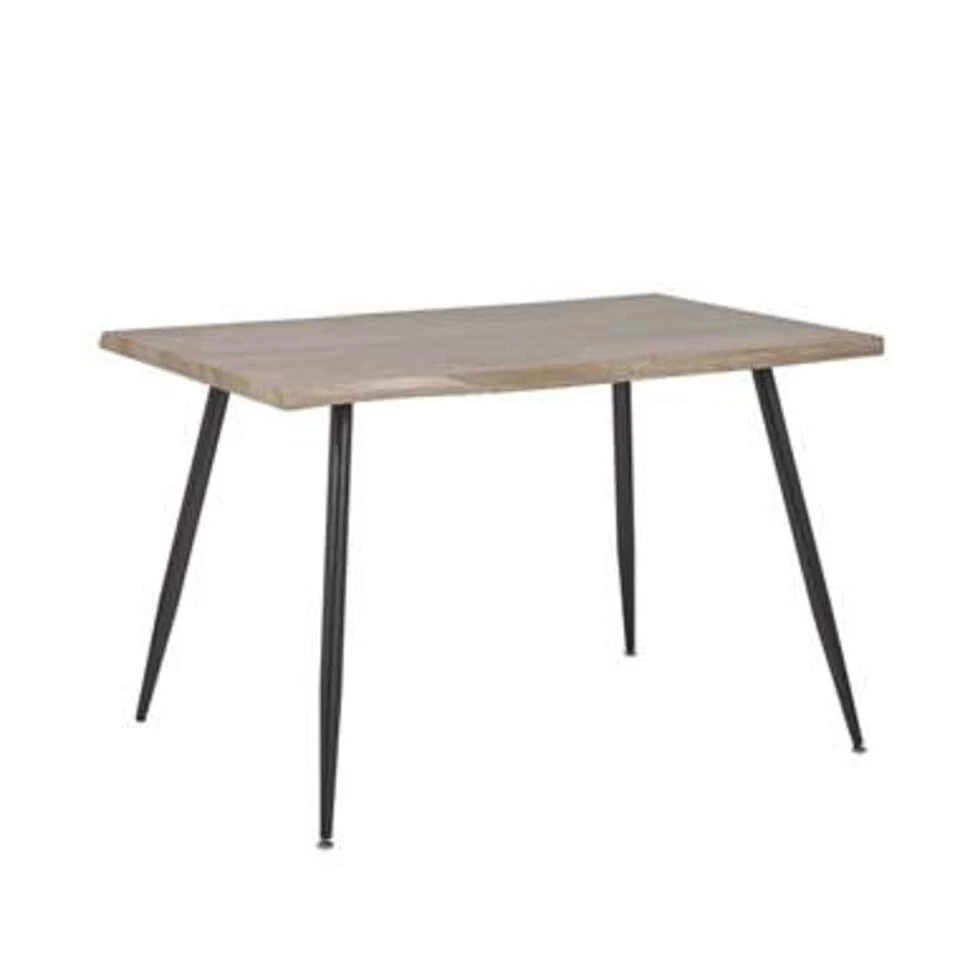 Beliani Eettafel LUTON - Lichte Houtkleur Mdf Beliani Eettafel LUTON - Lichte Houtkleur Mdf -Beliani 1000001608