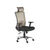 Beliani Bureaustoel NOBLE - Grijs Polyester -Beliani 1000018380