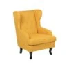 Beliani Fauteuil ALTA - Geel Polyester -Beliani 1000027719