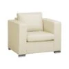Beliani Fauteuil HELSINKI - Beige Leer -Beliani 1000027758