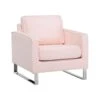 Beliani Fauteuil VIND - Roze Polyester 1 Beliani Fauteuil VIND - Roze Polyester -Beliani 1000027771