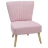Beliani Fauteuil VAASA - Roze Polyester -Beliani 1000027779