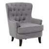 Beliani Fauteuil VIBORG - Grijs Polyester -Beliani 1000027799