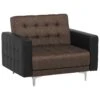 Beliani Fauteuil ABERDEEN - Bruin Polyester -Beliani 1000027815