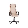 Beliani Bureaustoel FELICITY - Beige Kunstleer -Beliani 1000055756