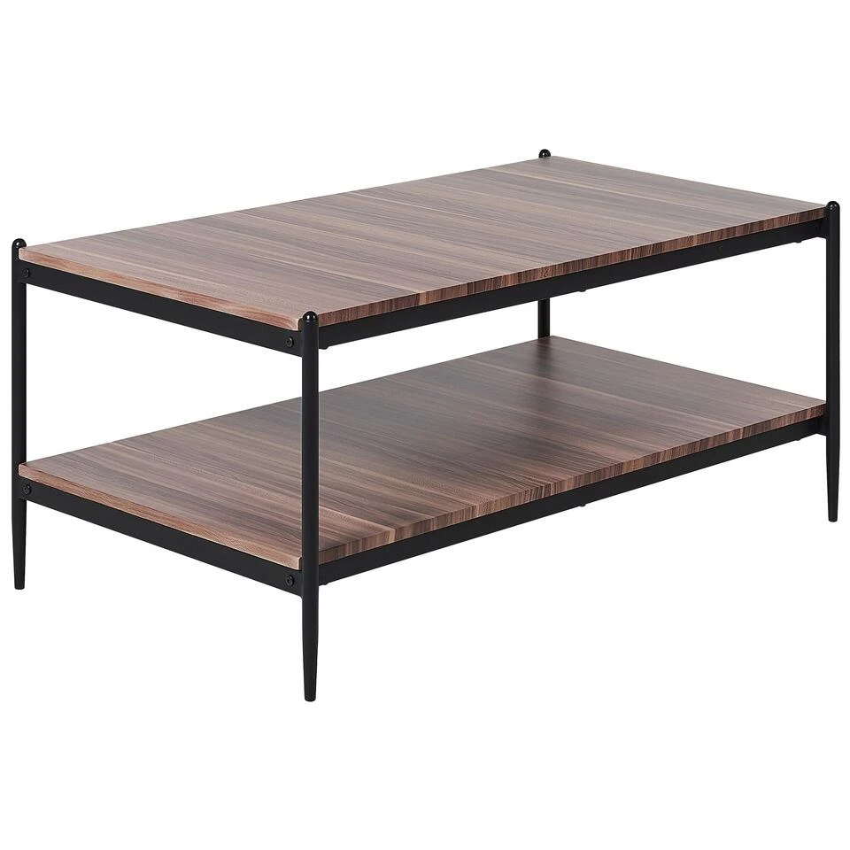 Beliani Salontafel AVOCA - Donkere Houtkleur Mdf Beliani Salontafel AVOCA - Donkere Houtkleur Mdf -Beliani 1000065223