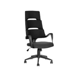 Beliani Bureaustoel GRANDIOSE - Zwart Polyester