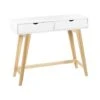 Beliani Consoletafel SULLY - Wit Mdf