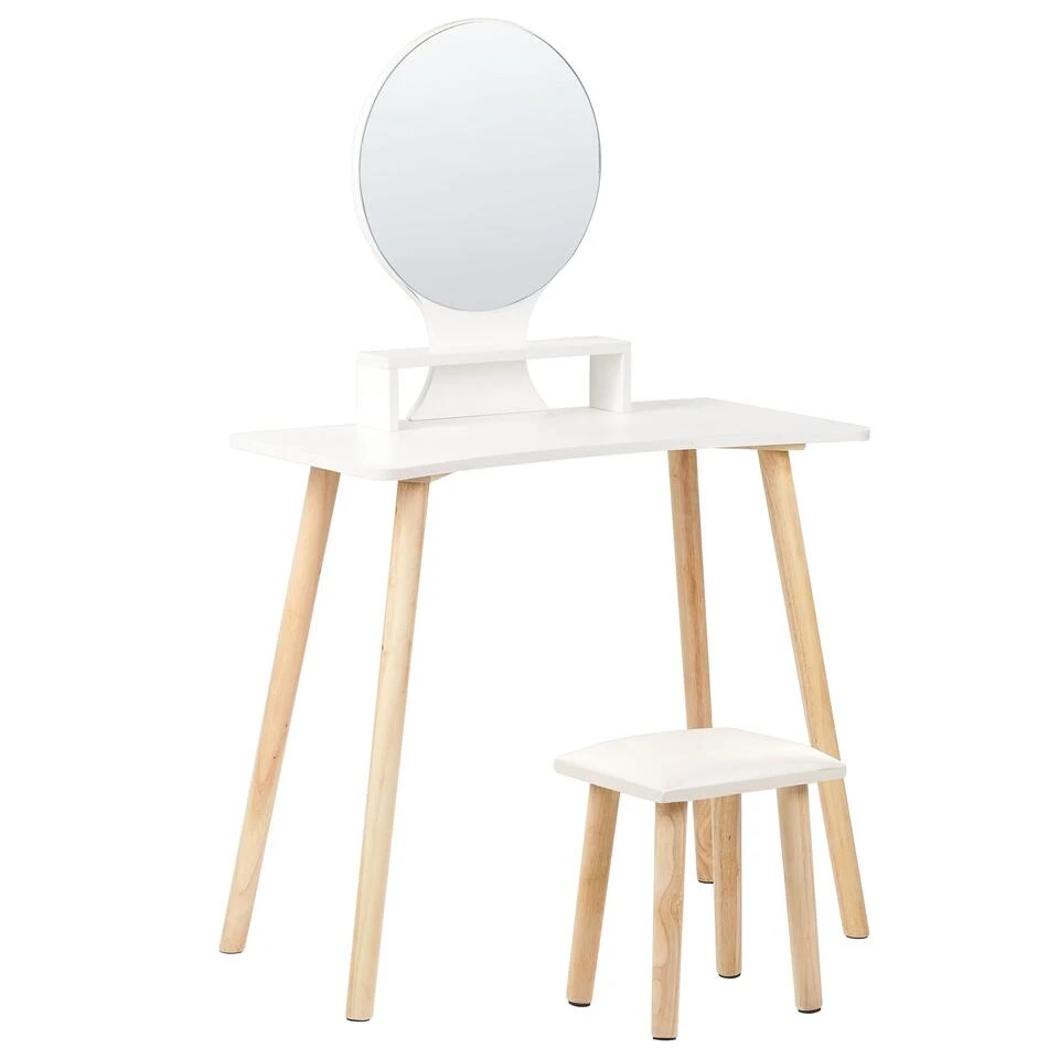 Beliani Kaptafel TOULOUGES - Wit Vezelplaat Beliani Kaptafel TOULOUGES - Wit Vezelplaat -Beliani 1000089746