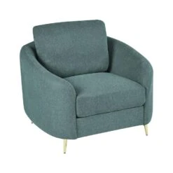 Beliani Fauteuil TROSA - Groen Polyester