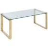 Beliani Salontafel TILON - Goud Veiligheidsglas -Beliani 1000097728