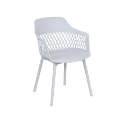 Beliani Eetkamerstoel ALMIRA - Grijs Polypropyleen -Beliani 1000097740 0103