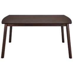 Beliani Eettafel ELBA - Donkere Houtkleur Mdf -Beliani 107ac69d691c431c926e14e4017ed76a