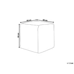 Beliani Poef HARNAI - Wit Katoen 4 Beliani Poef HARNAI - Wit Katoen -Beliani 109977d402414c309fc2d4bd0ae5a647 1
