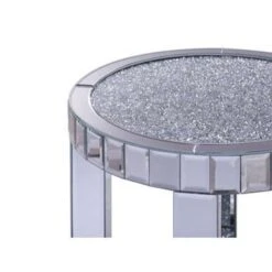 Beliani Bijzettafel APREY - Zilver Glas -Beliani 10e06e15e45148c5867868b4bec53d75