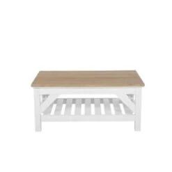 Beliani Salontafel SAVANNAH - Wit Mdf, Spaanplaat -Beliani 1148794045 0102