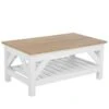 Beliani Salontafel SAVANNAH - Wit Mdf, Spaanplaat -Beliani 1148794045