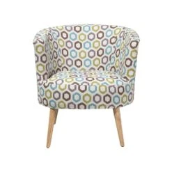 Beliani Fauteuil ODENZEN - Multicolor Polyester 5 Beliani Fauteuil ODENZEN - Multicolor Polyester -Beliani 12060498093345b7ae85888e41a10955