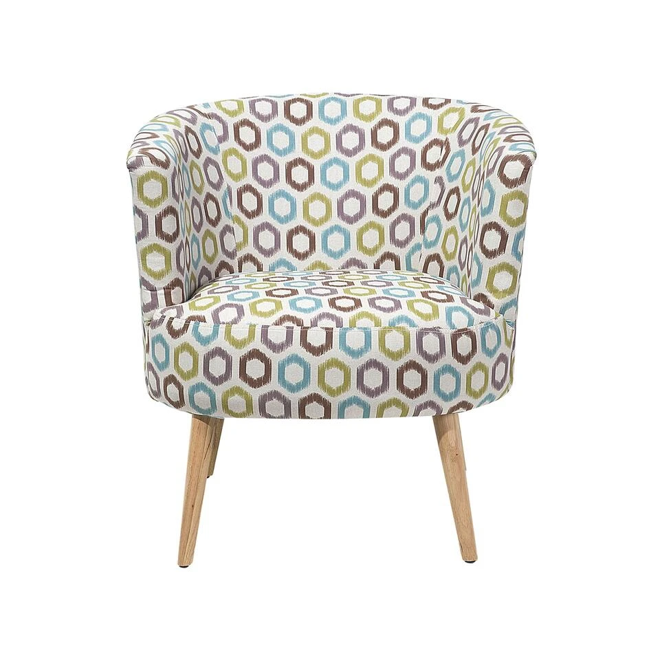 Beliani Fauteuil ODENZEN - Multicolor Polyester Beliani Fauteuil ODENZEN - Multicolor Polyester -Beliani 12060498093345b7ae85888e41a10955