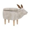Beliani Hocker REINDEER - Beige Polyester -Beliani 1320995248