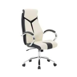 Beliani Bureaustoel FORMULA - Beige Polyester