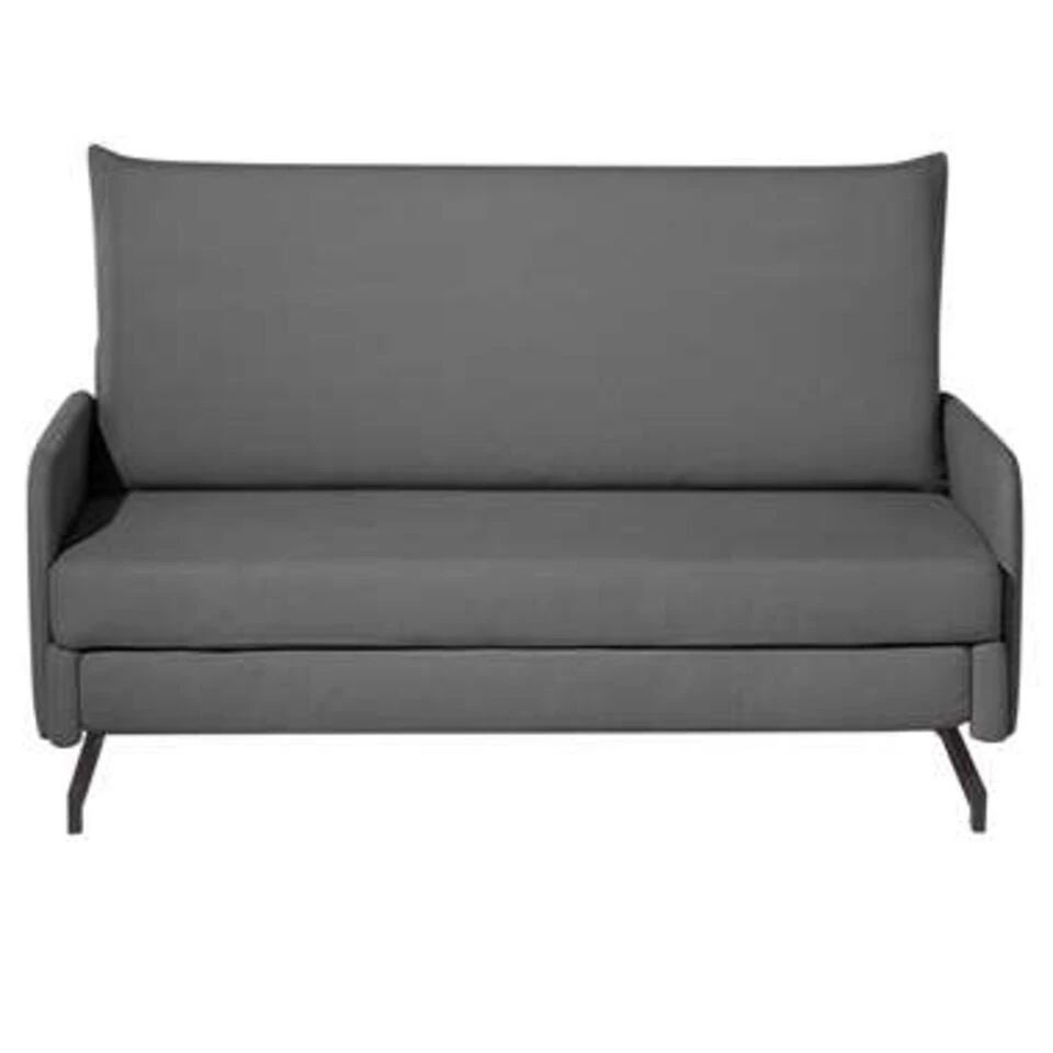 Beliani Tweezitsbank - BELFAST Grijs Polyester Beliani Tweezitsbank - BELFAST Grijs Polyester -Beliani 1450833408