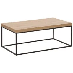 Beliani Salontafel DELANO - Lichte Houtkleur Mdf