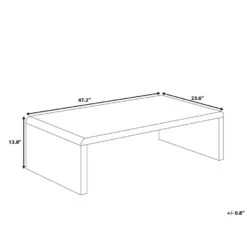 Beliani Salontafel MILWAUKEE - Wit Mdf -Beliani 1491599822 0103