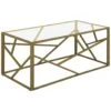 Beliani Salontafel ORLAND - Goud Glas 2 Beliani Salontafel ORLAND - Goud Glas -Beliani 1497105774