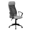 Beliani Bureaustoel PIONEER - Grijs Polyester 1 Beliani Bureaustoel PIONEER - Grijs Polyester -Beliani 1522345188