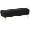 Beliani Hocker PATERSON - Zwart Fluweel 2 Beliani Hocker PATERSON - Zwart Fluweel -Beliani 1551990654