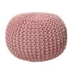 Beliani Poef CONRAD - Roze Katoen 1 Beliani Poef CONRAD - Roze Katoen -Beliani 1570921521