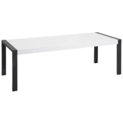 Beliani Eettafel ARCTIC - Wit Mdf