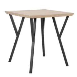 Beliani Eettafel BRAVO - Lichte Houtkleur Mdf
