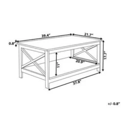 Beliani Salontafel FOSTER - Wit Mdf -Beliani 1693499683 0102