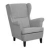Beliani Oorfauteuil ABSON - Grijs Polyester -Beliani 1781107716