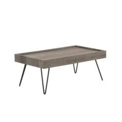 Beliani 4 Beliani Salontafel WELTON - Donkere Houtkleur Mdf