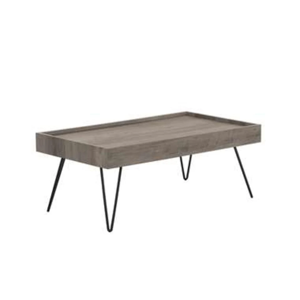 Beliani Salontafel WELTON - Donkere Houtkleur Mdf Beliani Salontafel WELTON - Donkere Houtkleur Mdf -Beliani 1812729738