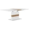 Beliani Verlengbare Tafel SANTANA - Wit Mdf -Beliani 1846657828