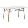 Beliani Eettafel BIONDI - Wit Mdf -Beliani 1855821346