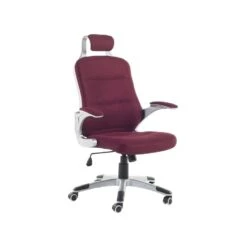 Beliani Bureaustoel PREMIER - Rood Mesh