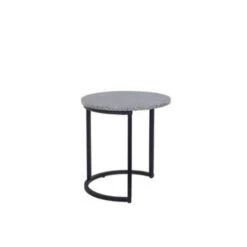 Beliani Bijzettafel DIXIE - Zwart Mdf, Spaanplaat -Beliani 1947587855 0102