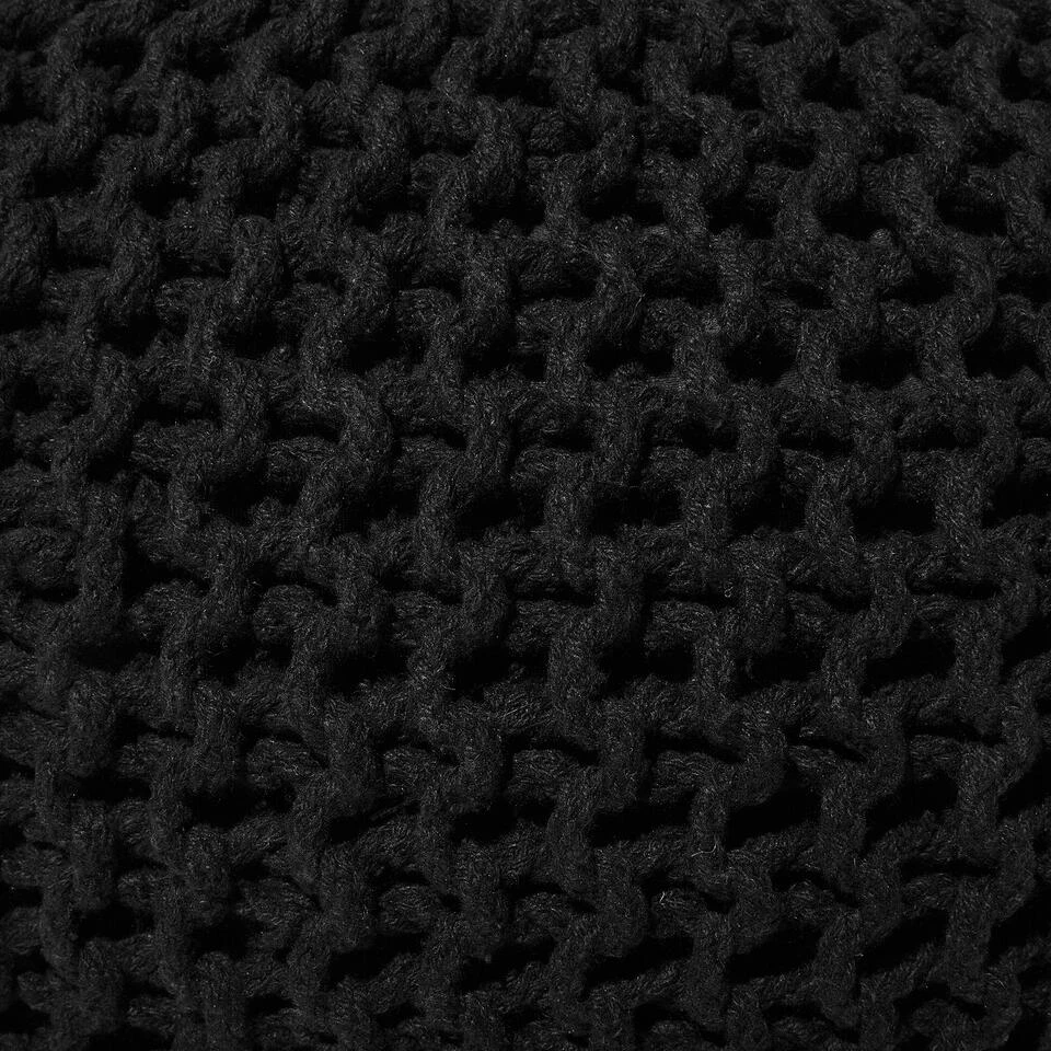 Beliani Poef CONRAD - Zwart Katoen Beliani Poef CONRAD - Zwart Katoen -Beliani 1cd6c8af4de54d9cabcca58d6308d525