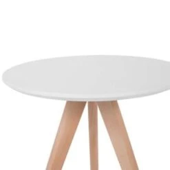 Beliani Ronde Tafel VEGAS - Wit Mdf -Beliani 216fe41a76cc4f318b427cfb8f72e5e5
