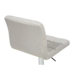 Beliani Barkruk MARION - Beige Polyester -Beliani 264ebfdbefec437d88ab3f8c52f03c5b