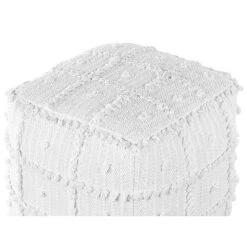 Beliani Poef HARNAI - Wit Katoen 5 Beliani Poef HARNAI - Wit Katoen -Beliani 2b17e63042c44e17a11c42da66309865